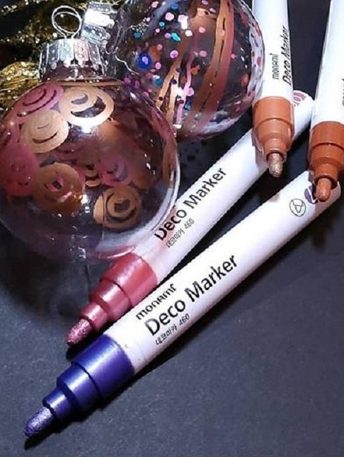 Popisovače Monami Deco Marker 2,0mm 1ks červený