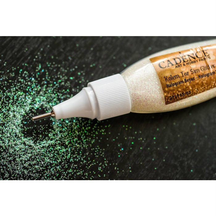 Třpytky glitr 25g černá