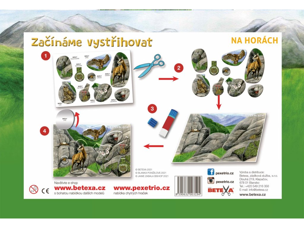 Začínáme vystřihovat Na horách