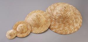 Sláměný klobouk přírodní 16cm
