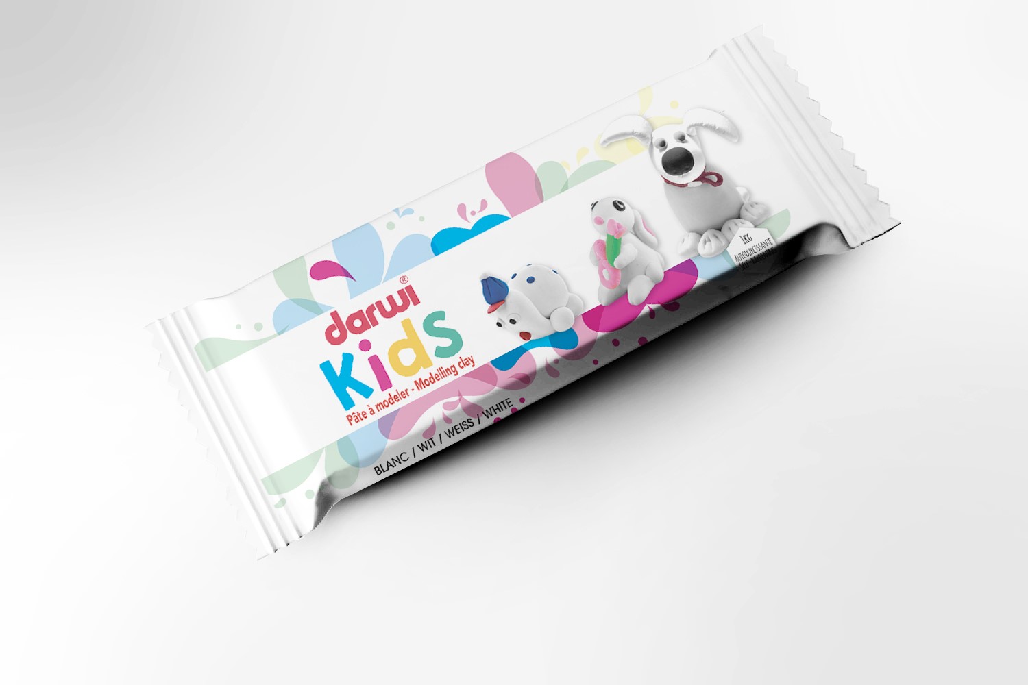 DARWI samotvrdnoucí hmota pro děti 1kg 3+