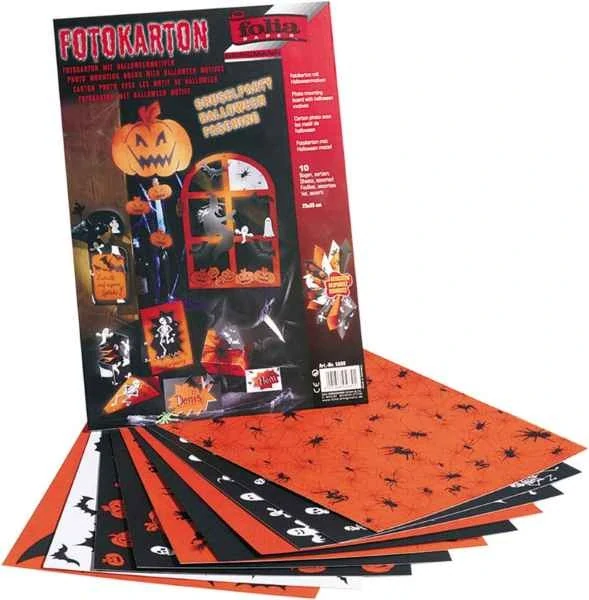 Sada fotokartonů Halloween 25x35cm 10listů