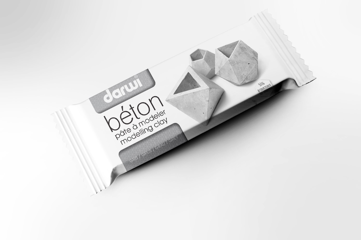 DARWI modelovací hmota beton 500g šedá