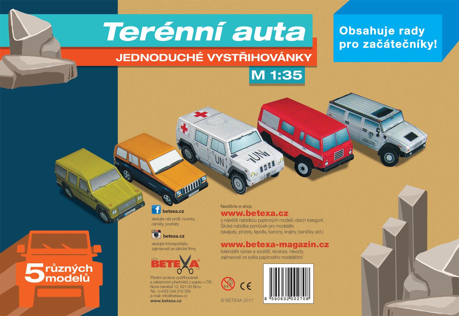 Vystřihovánka Terénní auta