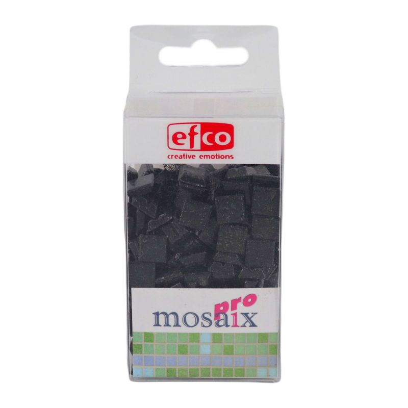 Mozaika 200g/cca 300ks 1x1cm černá