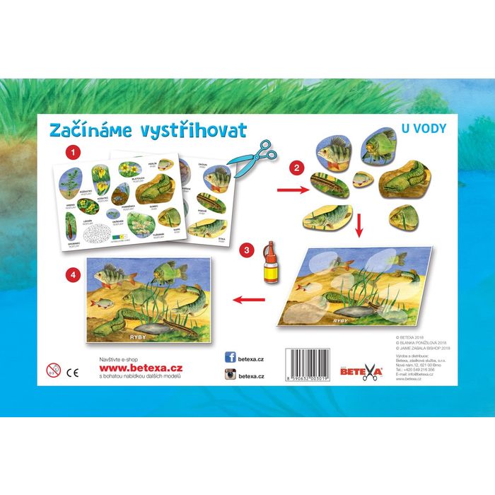 Začínáme vystřihovat  U vody