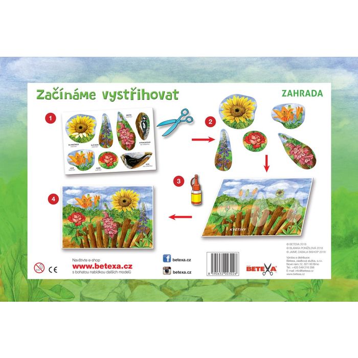 Začínáme vystřihovat  Zahrada