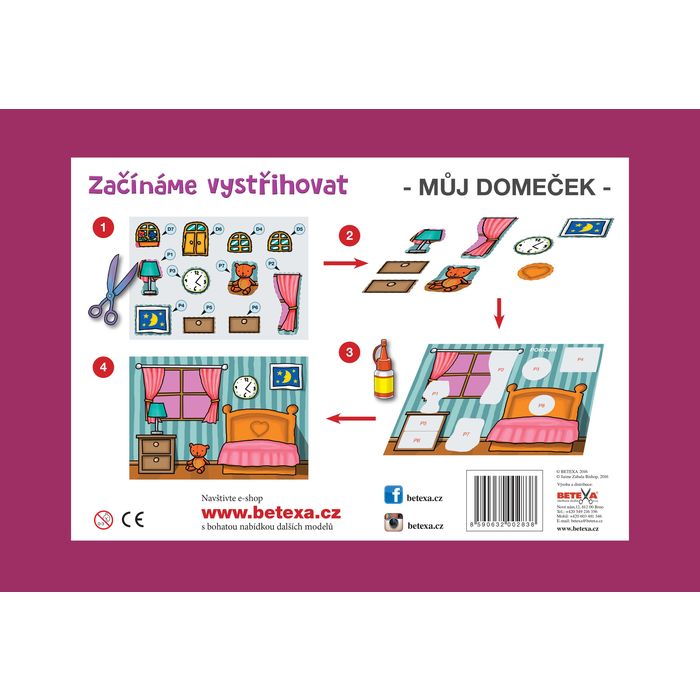 Začínáme vystřihovat Můj domeček