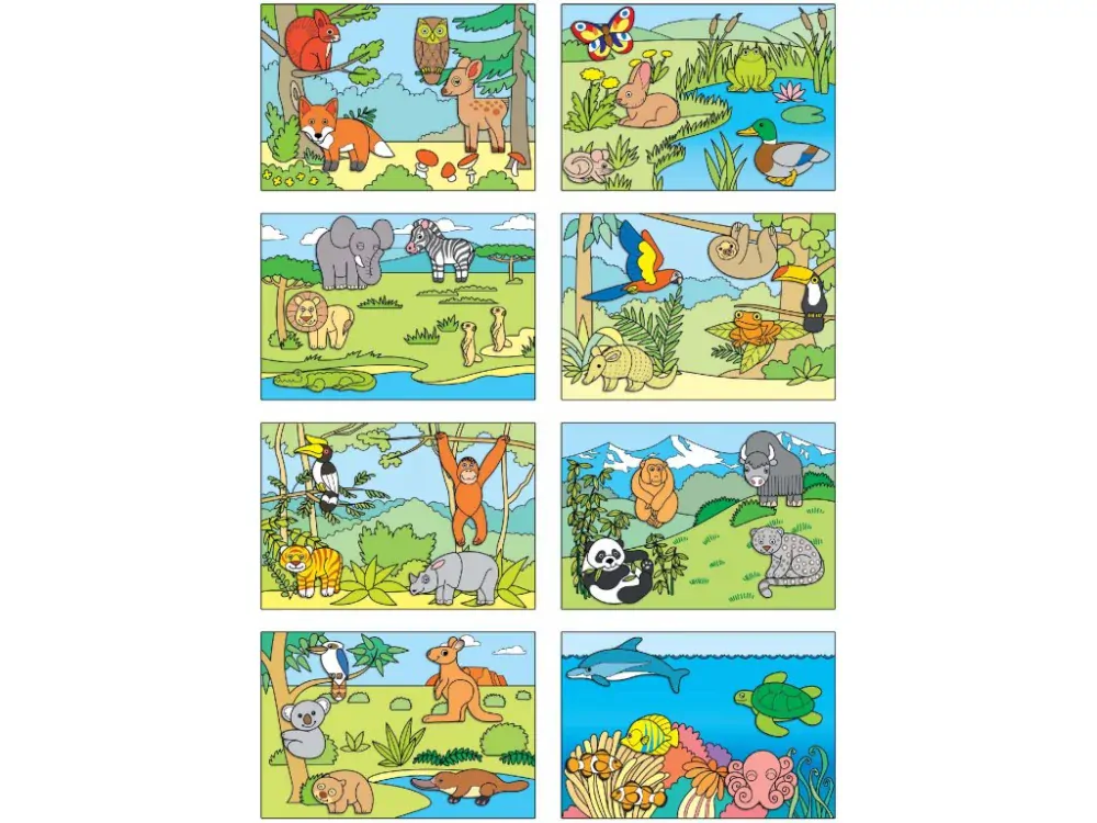 Začínáme vystřihovat Zvířátka ze světa 3+
