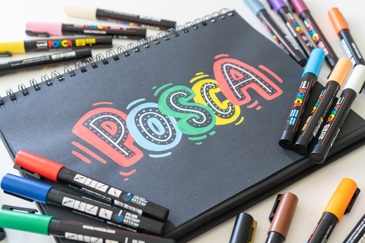 POSCA 3M navy modrý popisovač hrot 0,9-1,3mm