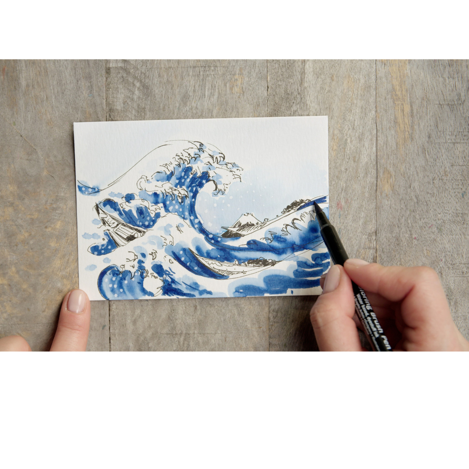 Kreativní sada Sakura - Wave of Kanagawa