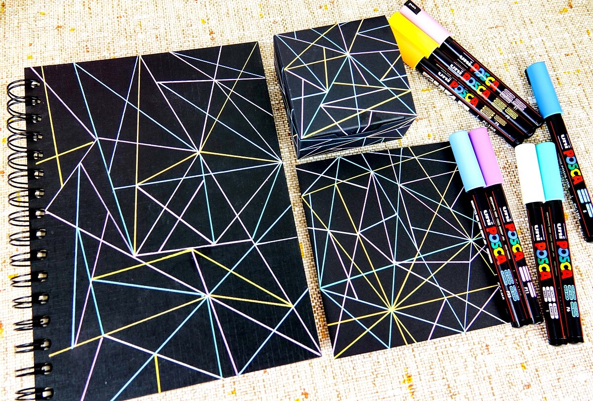 POSCA 1MR bílý popisovač kovový hrot 0,7mm
