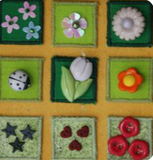 Inchies 5x5x0,2cm čtverečky 