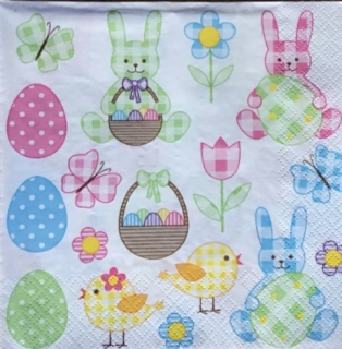 Ubrousek 33x33m velikonoce
