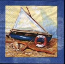 Sada ubrousků  33x33cm 20ks loď