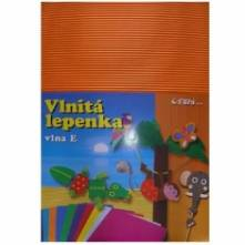 Papírová vlnitá lepenka oranžová 35x25cm 1ks