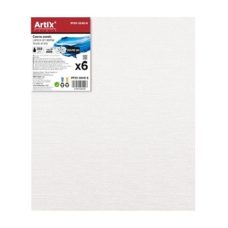 Malířské plátno na desce 30x40cmx3mm 6ks