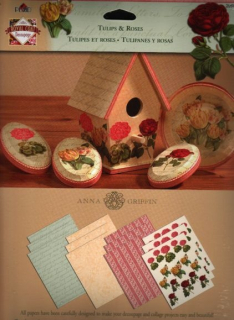 Scrapbook a decoupage papír PLAID 21,5x28cm 12listů