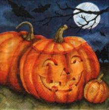 Ubrousek 33x33cm dýně halloween