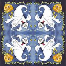 Ubrousek 33x33cm duch halloween