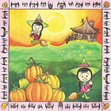Ubrousek 33x33cm dýně halloween