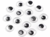Oči kulaté o18mm 50ks samolepící