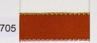 Stuha taftová s lurexem rezavá 25mm10m