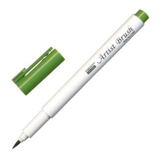 Popisovač se štětečkem Artist Brush tm.zelený