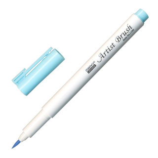 Popisovač se štětečkem Artist Brush světle modrý