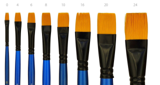 Štětec plochý syntetický vel.6