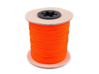 Oděvní šňůra PES 1m o1,5mm oranžová neon