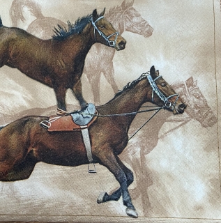 Ubrousek 33x33cm Koně