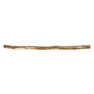 Tyč dřevěná hrubě opracovaná s 2-očky 40cm (1ks)