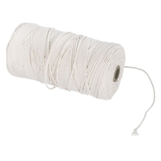 Příze na macramé (rozčesávací) ø2mm bílá 1m