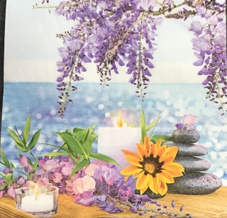 Ubrousek 33x33cm zátiší relax