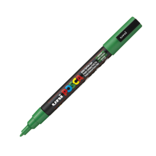 POSCA 3M zelený popisovač hrot 0,9-1,3mm