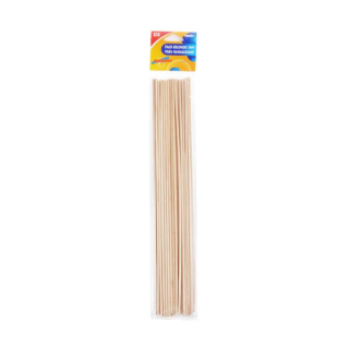 Tyčky dřevěné přírodní kulaté o0,3cm (30ks)