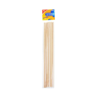 Tyčky dřevěné přírodní kulaté o0,8cm (6ks)