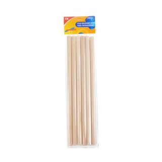 Tyčky dřevěné přírodní kulaté o1,2cm (6ks)