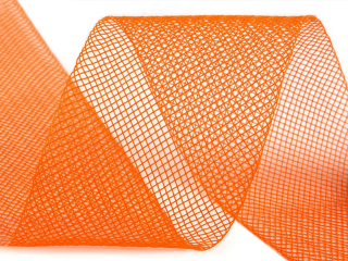 Modistická krinolína š5cm oranžová 1m