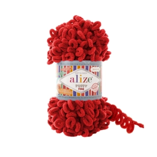 Příze Puffy Fine červená Alize
