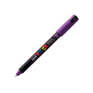 POSCA 1MR fialový popisovač kovový hrot 0,7mm