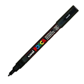 POSCA 1M černý popisovač hrot 0,7-1mm