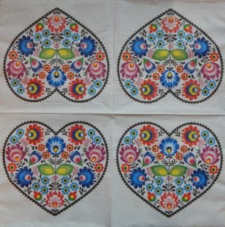 Ubrousek 33x33cm  folk3