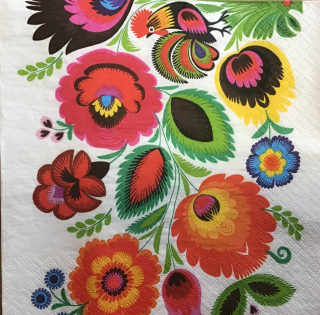 Ubrousek 33x33cm  folk6