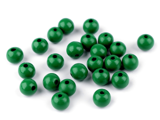 Dřevěné korálky Ø14mm 20g zelené