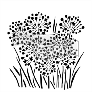 Šablona 15x15cm Onion Blossoms