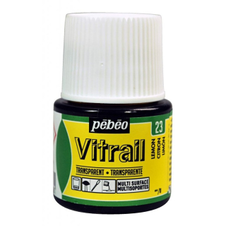 Vitrail na sklo, kovy, plexisklo 45ml citronová žlutá