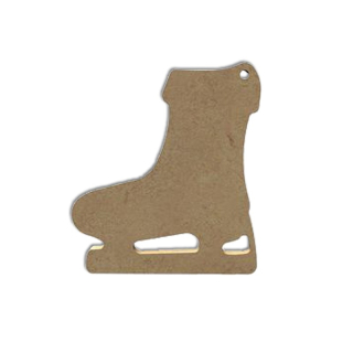Dřevěný výřez z MDF 1ks brusle 10cm
