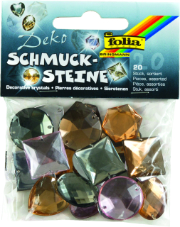 Ozdobné kameny Maxi kouřové 20 kusů